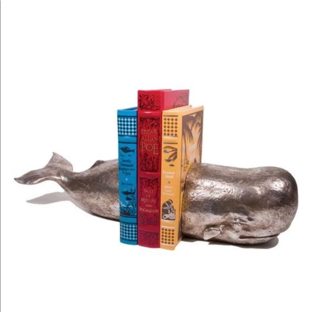 Anthropologie- Whale Bookends